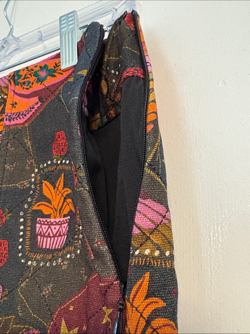 FARM Rio Black Floral & Animal Print Mini Skirt - Picture 3 of 5